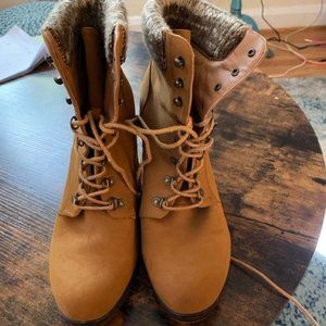 Torrid lace up boots